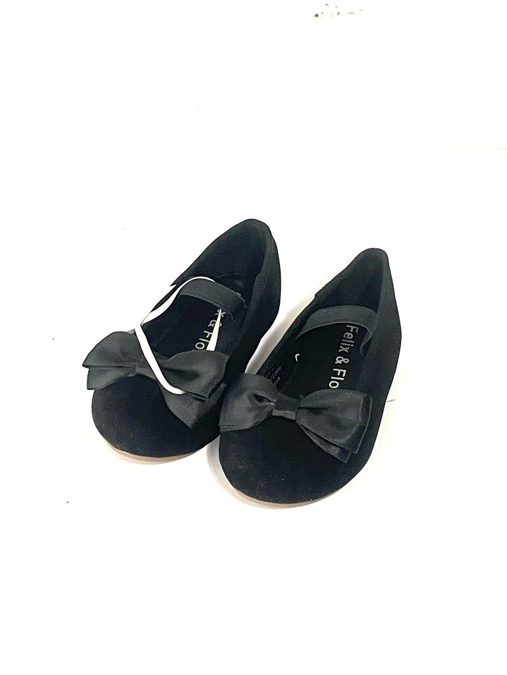 NWT Felix & Flora Black Dress Ballet Flat Shoes Mary Jane Toddler Girl Size 5
